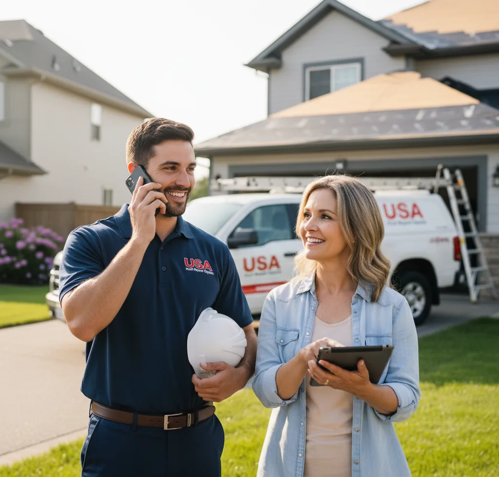 USA Roof Repair Experts customer support in Pine River
